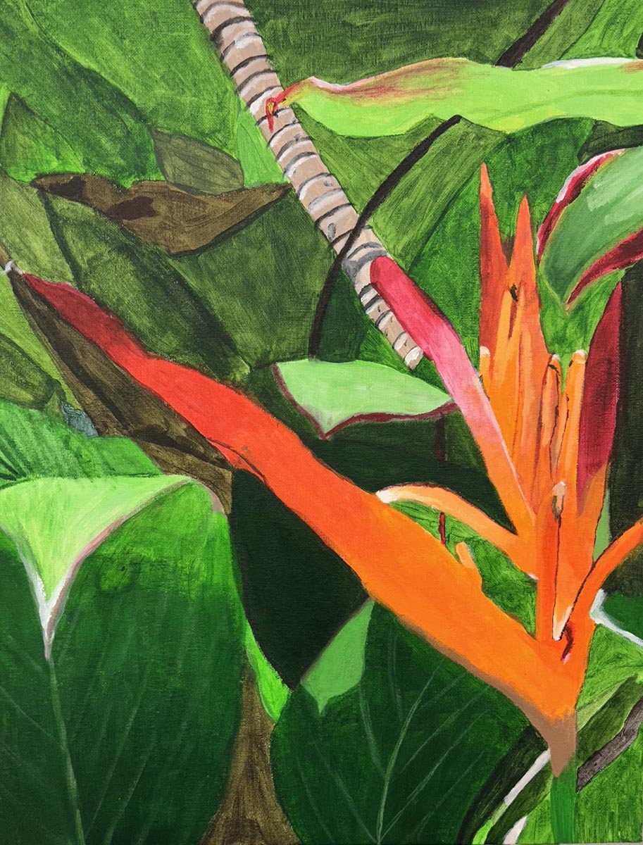 Hawaiian Flower by Caroline Craco