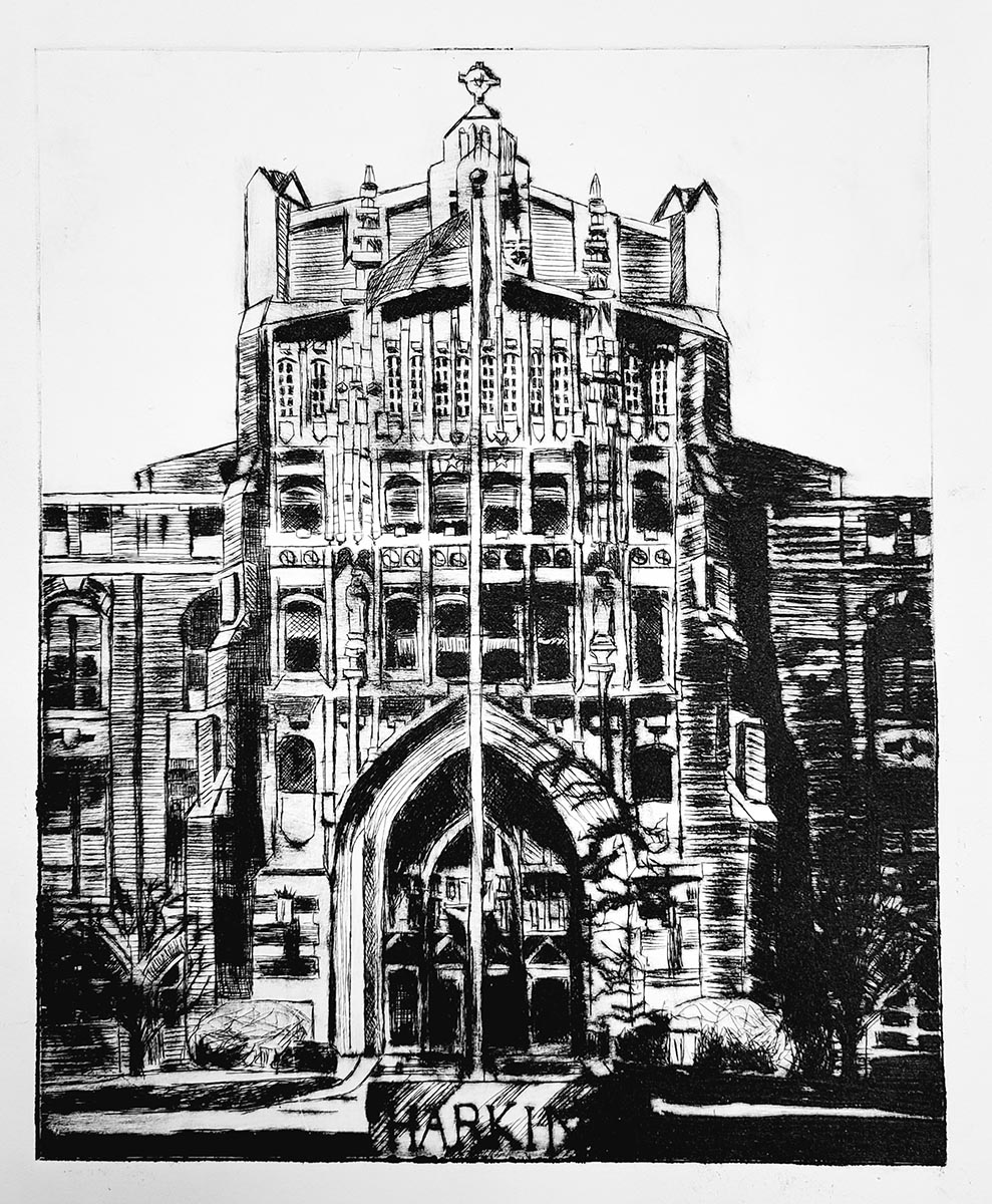 Bishop Harkins Hall by Maryclaire Woron (Teacher)