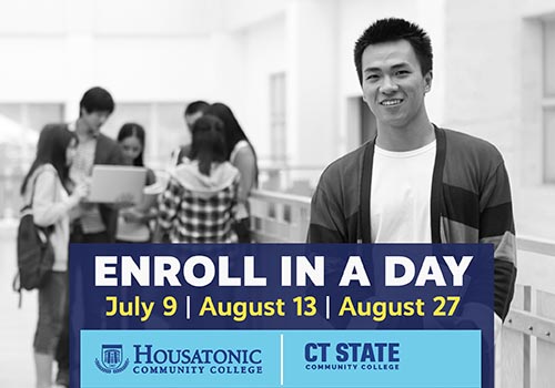 Enroll In A Day July 9, August 13 and August 27 from 9AM-1PM