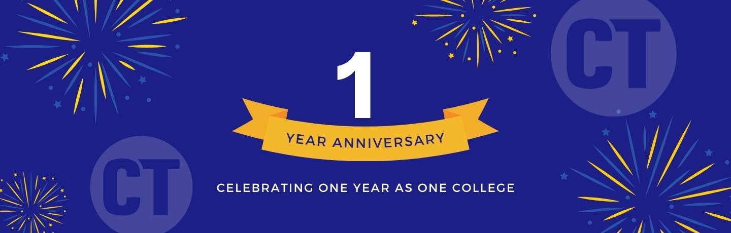 One year anniversary - Celebrating One Year As One College.