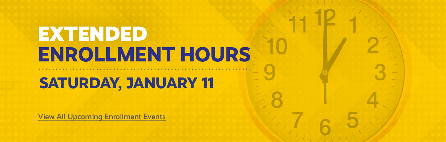 Extended Enrollment Hours Saturday January 11