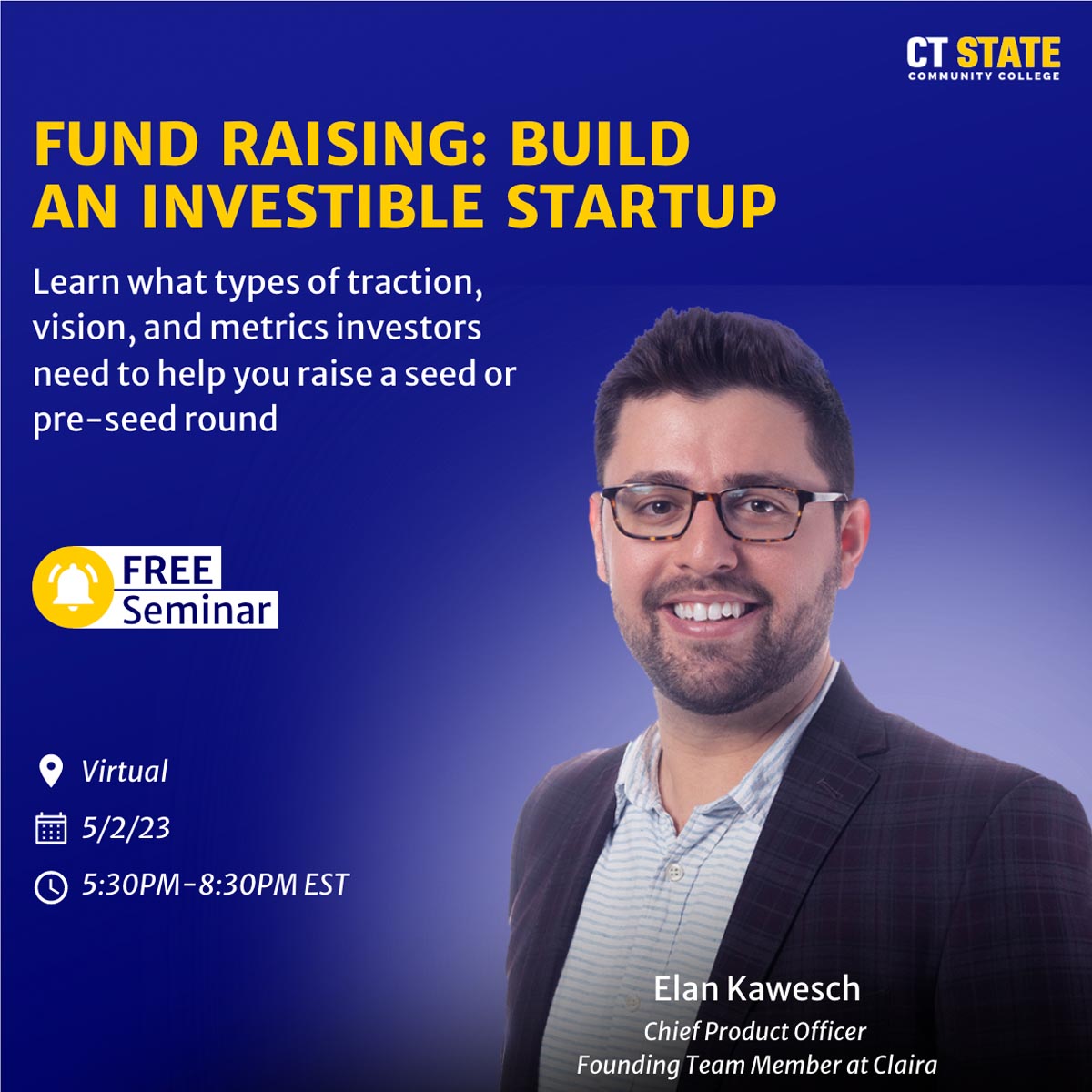 Fund Raising: Build an investible startup (5/2)