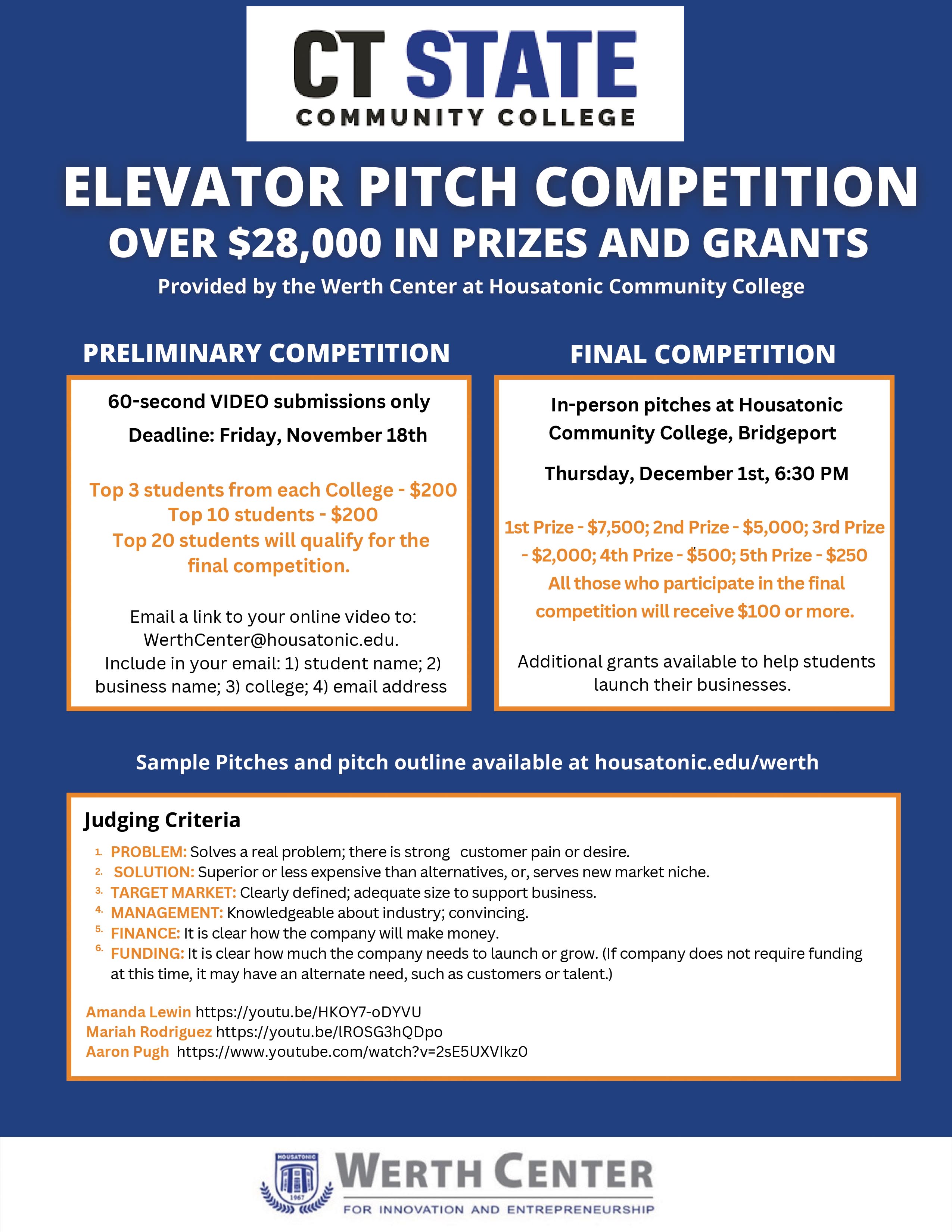 Statewide Pitch Competition