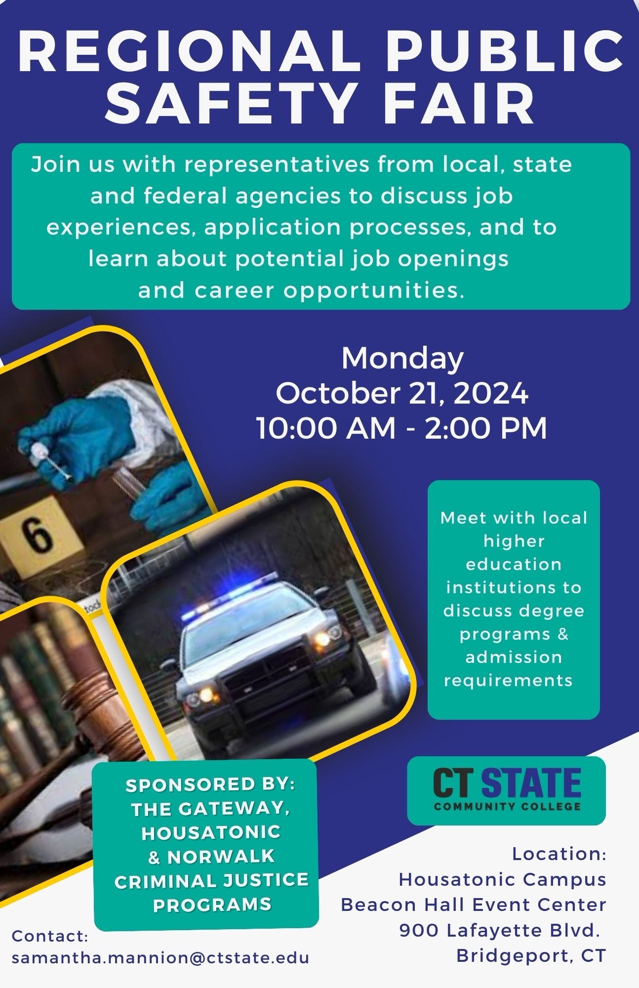 Criminal Justice Job Fair Flyer